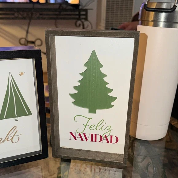 Bundle of Christmas wood frames - Picture 5 of 5